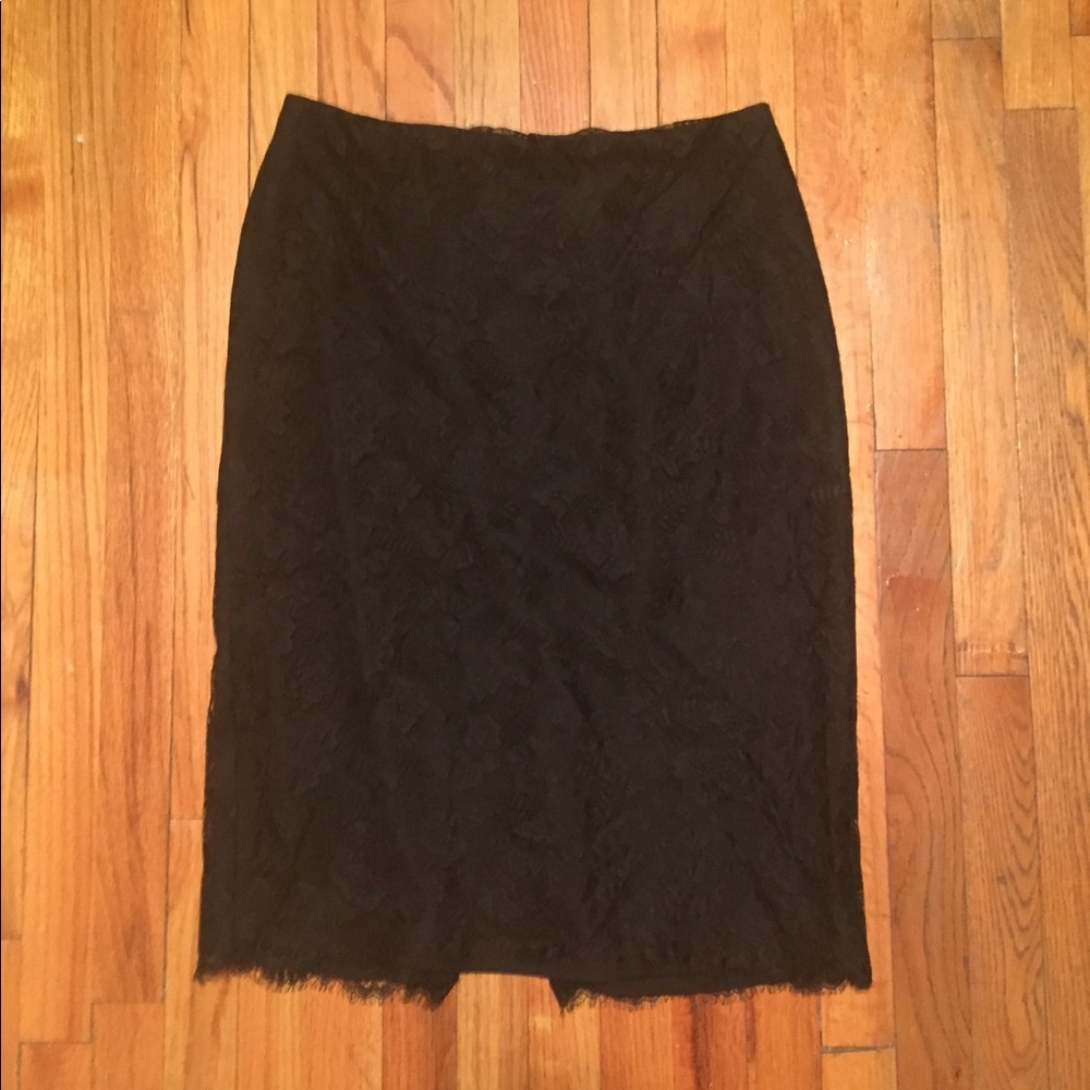Dana Buchman Lace Pencil Skirt